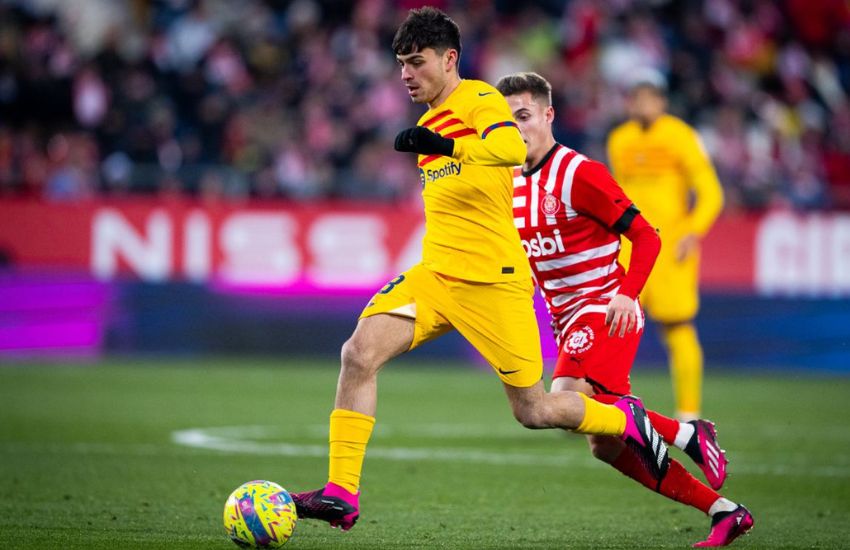Pedri resolvió lo del Girona y mantuvo el liderato de Barcelona en La Liga