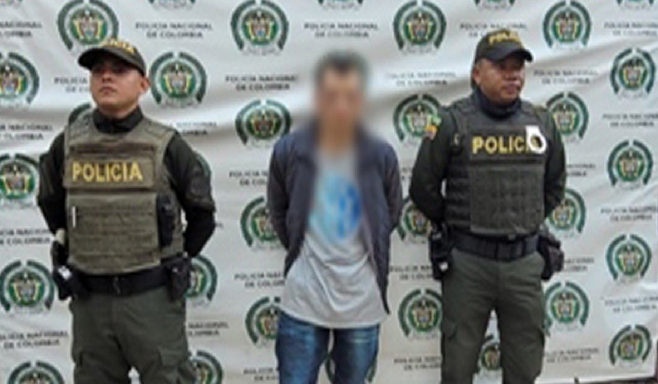 Capturado por agredir a un policía en Antioquia