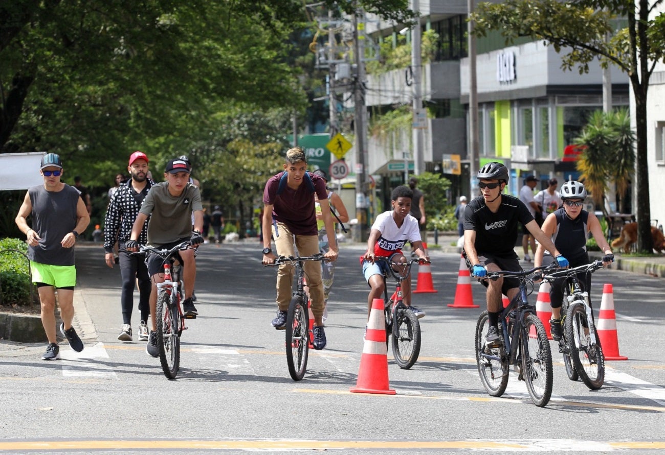 Ciclovías en Medellín