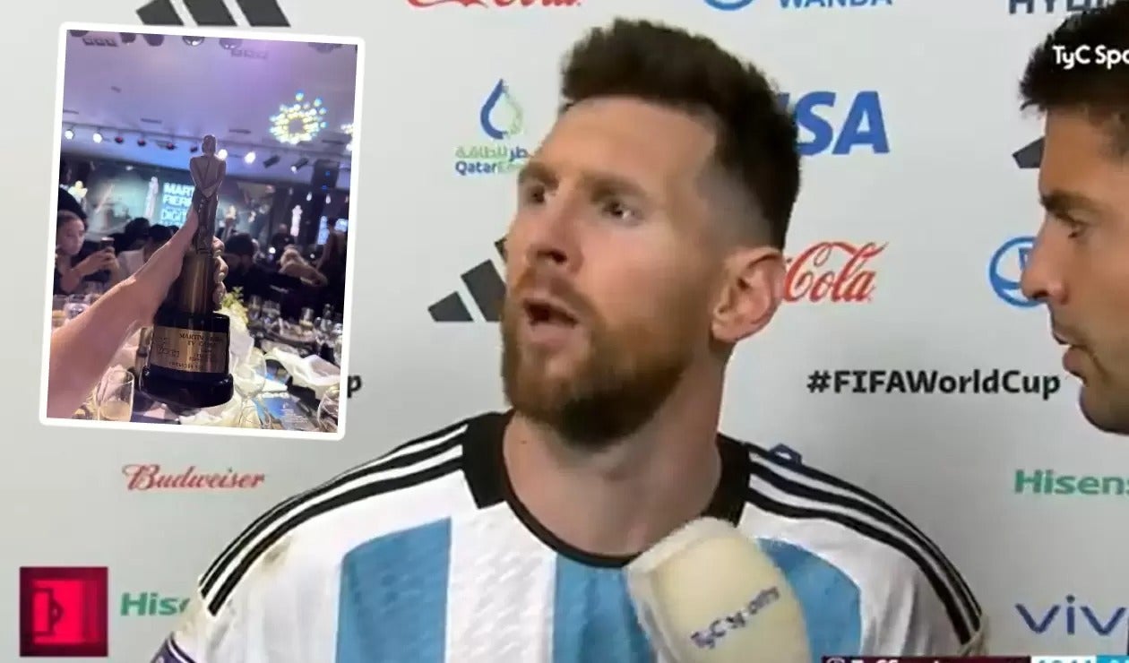 Messi no para de ganar premios: el galardón que recibió en Argentina por su "Qué mirás bobo"