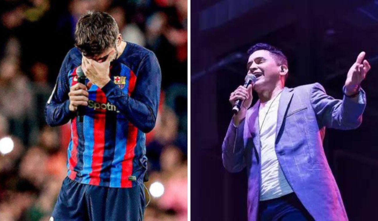 Piqué y Jorge Celedón