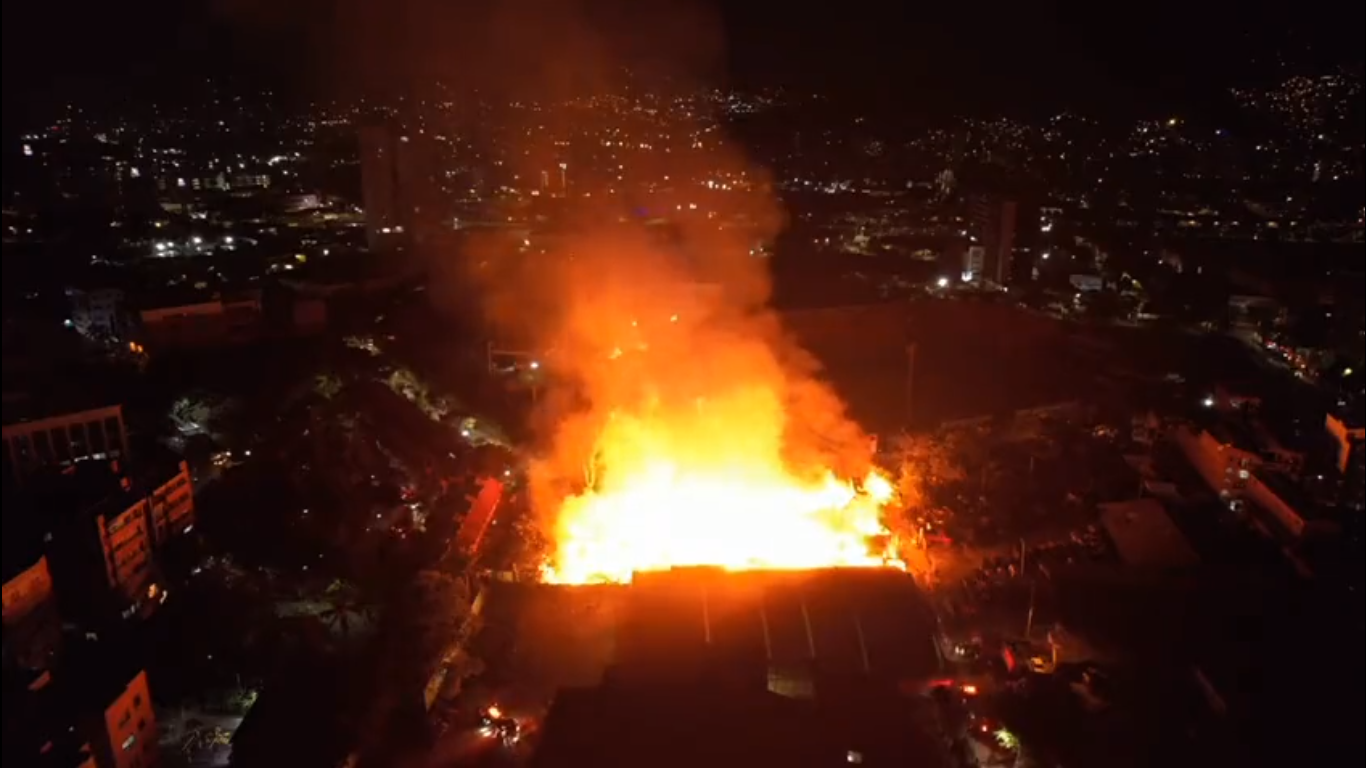 Incendio en Envigado, Antioquia