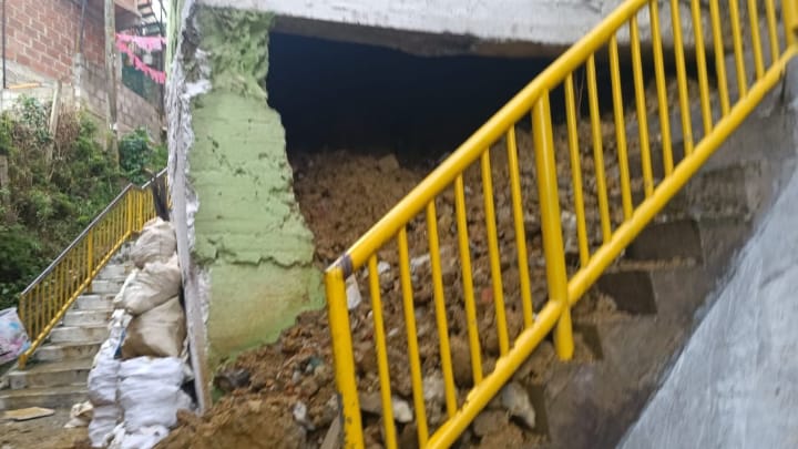 Viviendas afectadas por las lluvias