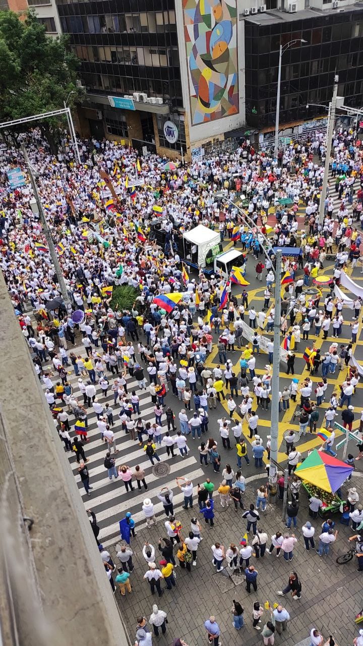Marcha en Medellín