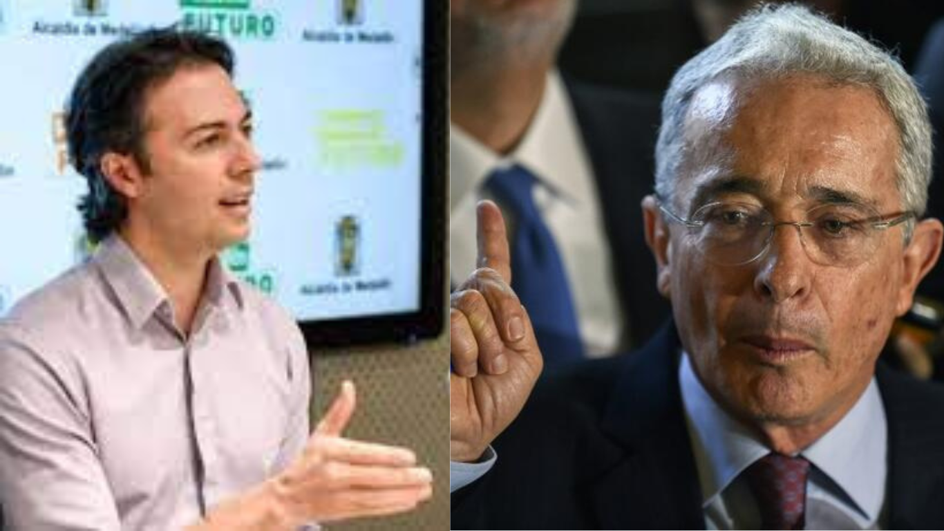 Daniel Quintero y Álvaro Uribe