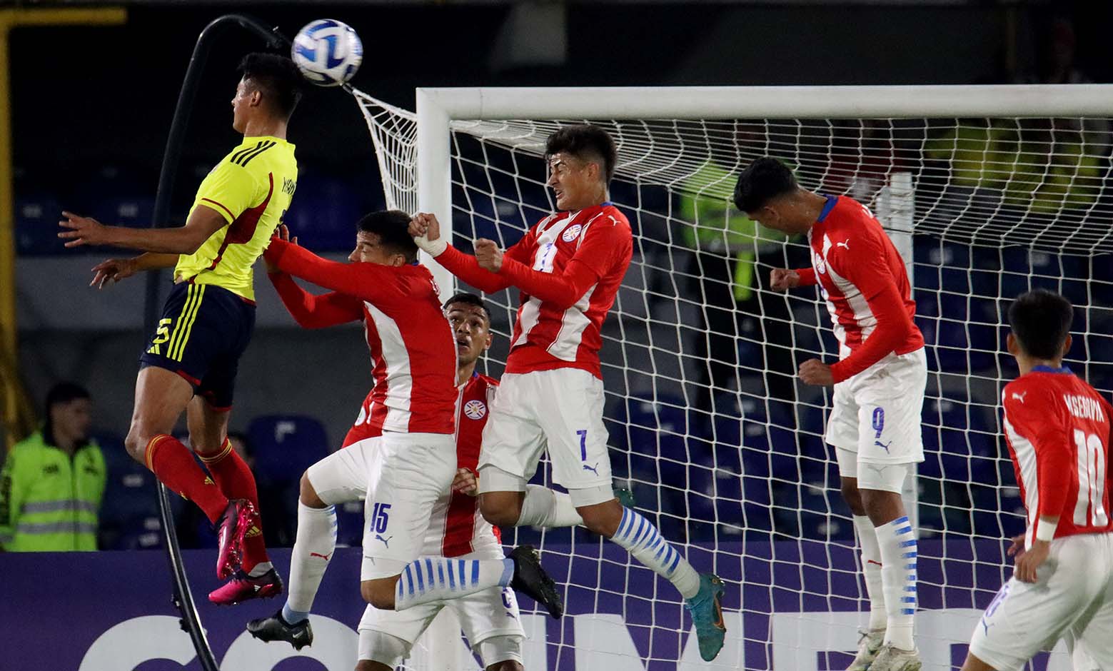 Colombia vs Paraguay; hexagonal Sudamericano sub 20