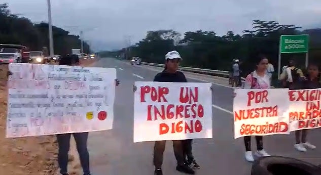 Bloqueos en el Occidente de Antioquia.