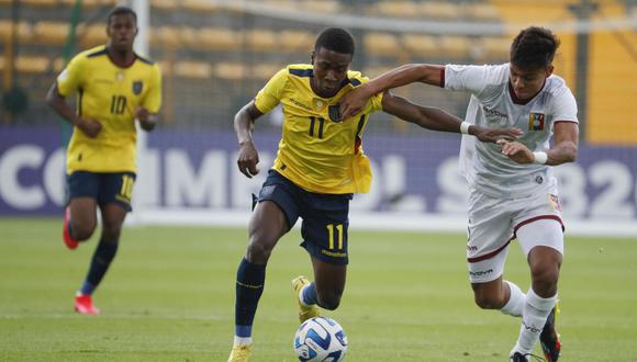 Ecuador le empató sobre la hora a Venezuela en la penúltima jornada del hexagonal sub 20