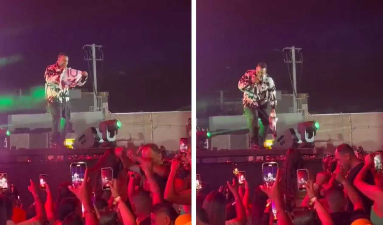Don Omar rechazó la camiseta del Junior en pleno concierto