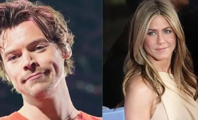 Harry Styles se las está tirando todas a Jennifer Aniston; fue su enamorada de la infancia
