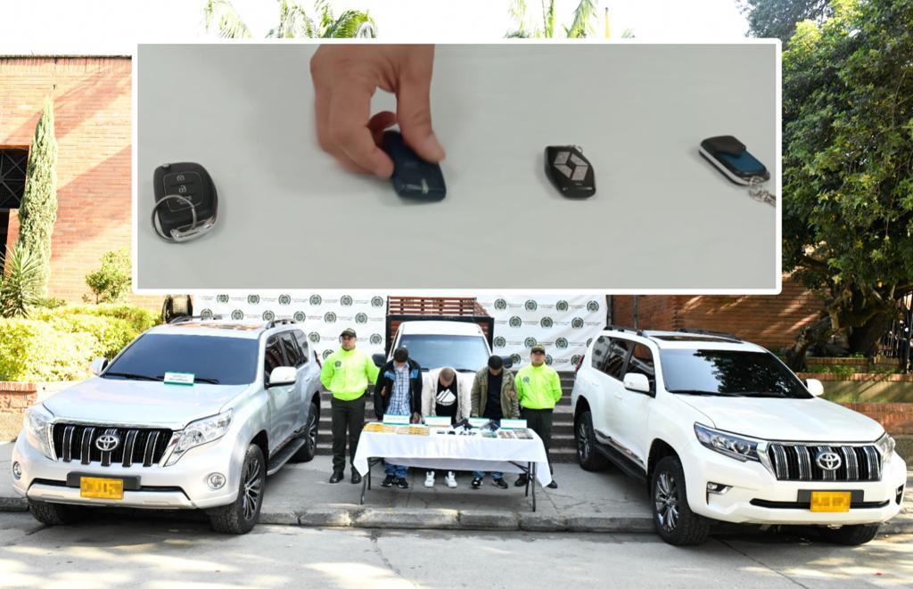Ladrones de Medellín crearon una “llave maestra” que abría cualquier vehículo