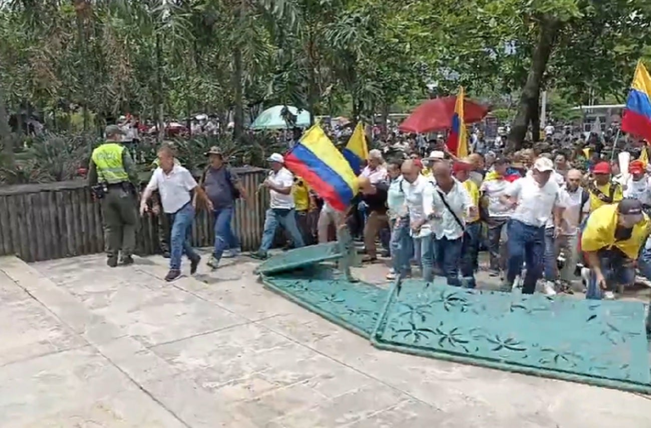 Marcha en Medellín