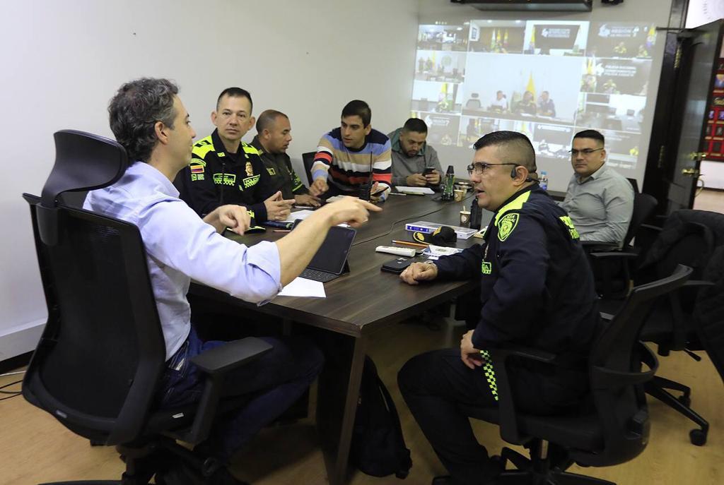 Puesto de mando unificado del paro de taxista
