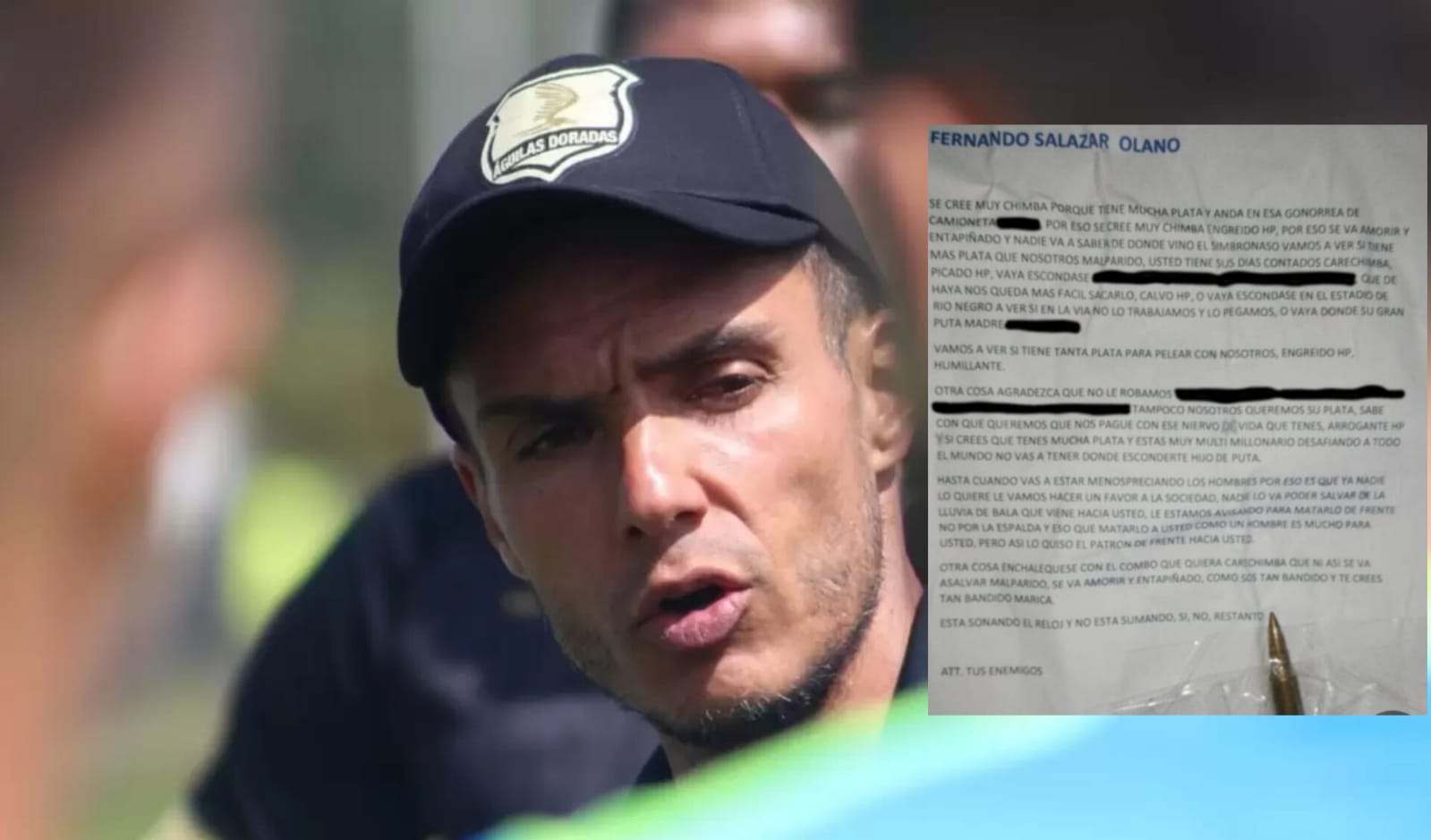 Técnico de Águilas Doradas rechazó amenazas a máximo accionista del club