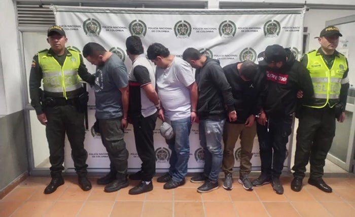 Capturados por hurto de cable en Girardota