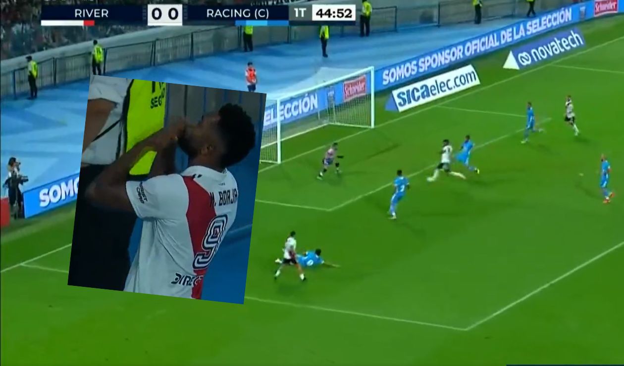 Gol de Miguel Ángel Borja contra Racing de Córdoba