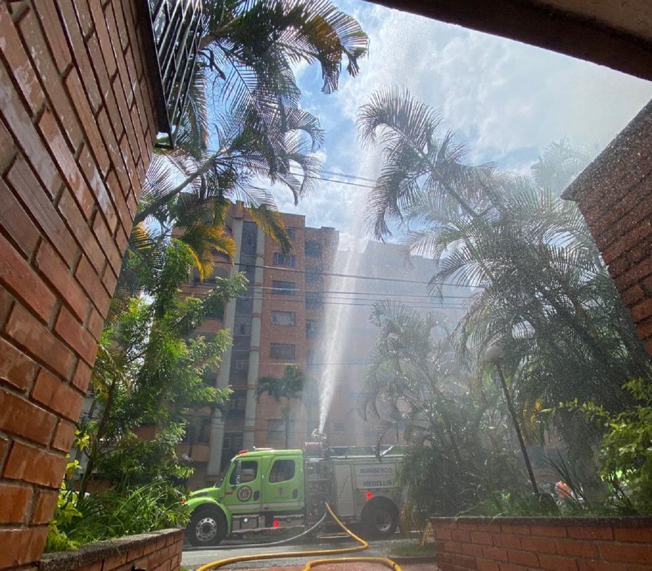 Incendio en Laureles