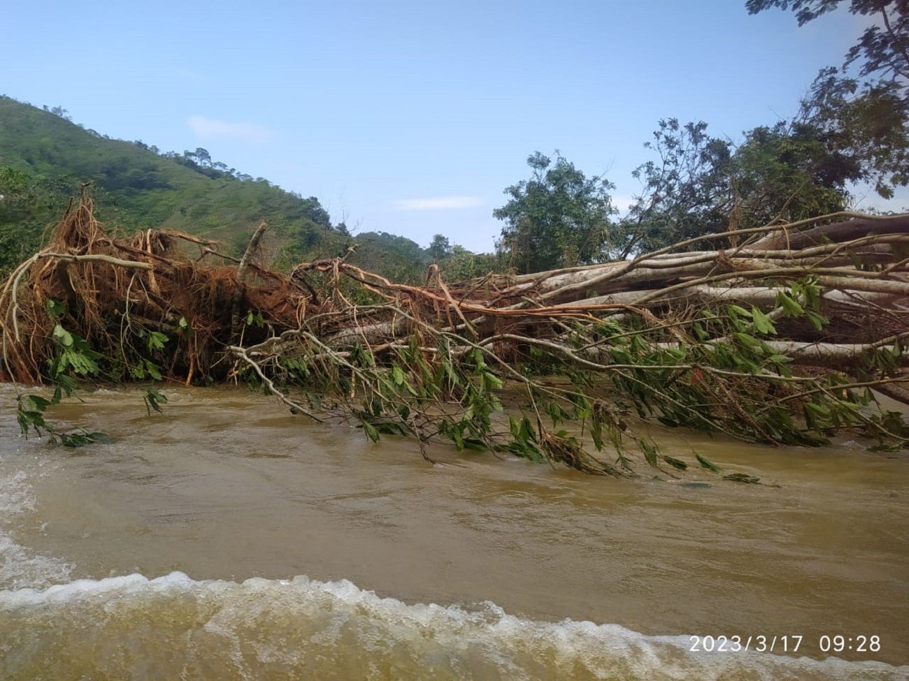 Lluvias en El Bagre, Antioquia