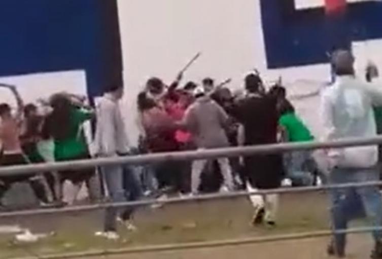 Referencia de pelea de hinchas de Nacional