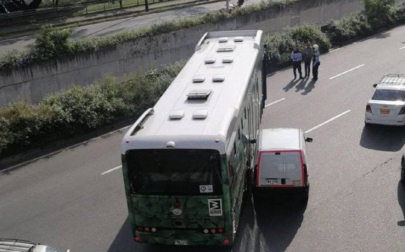 Accidente en la estación Industriales del Metroplús