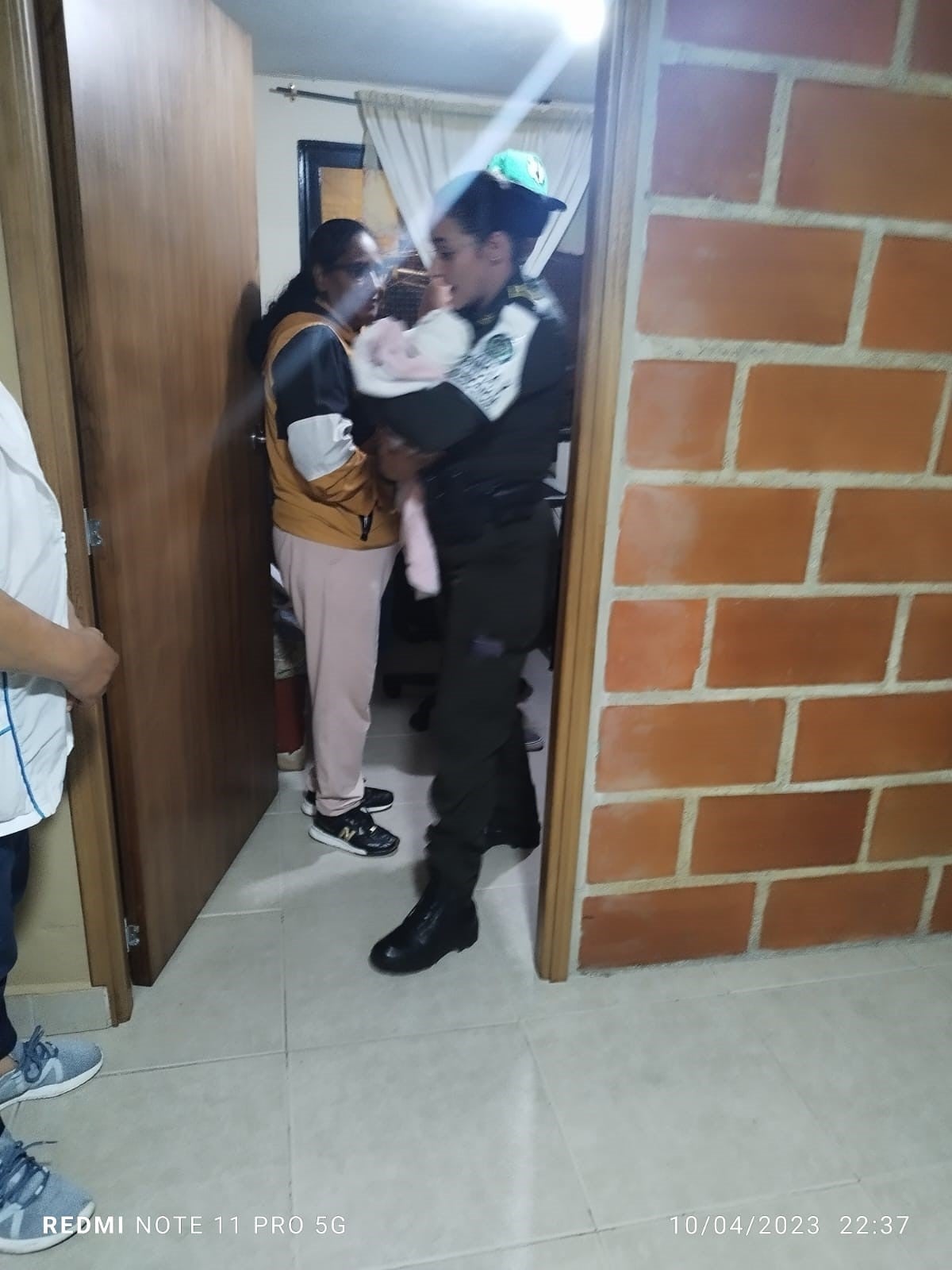 Bebé abandonado en Medellín