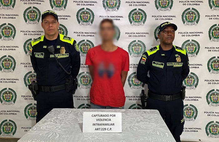 Capturado por violencia intrafamiliar en Antioquia