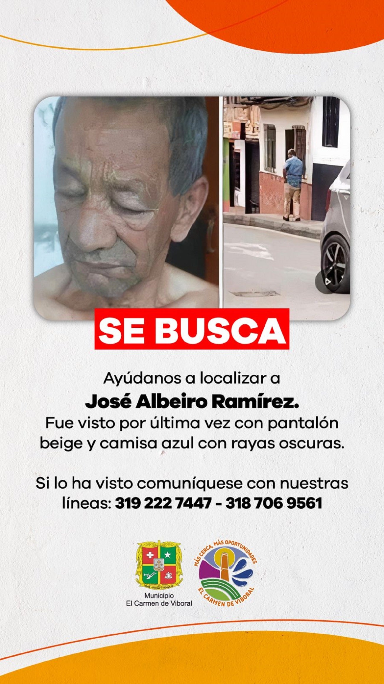 Antioquia: Siguen en la búsqueda de un adulto mayor en El Carmen de Viboral