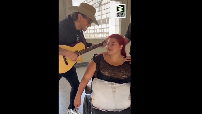 Artistas sorprendieron en el Metro de Medellín