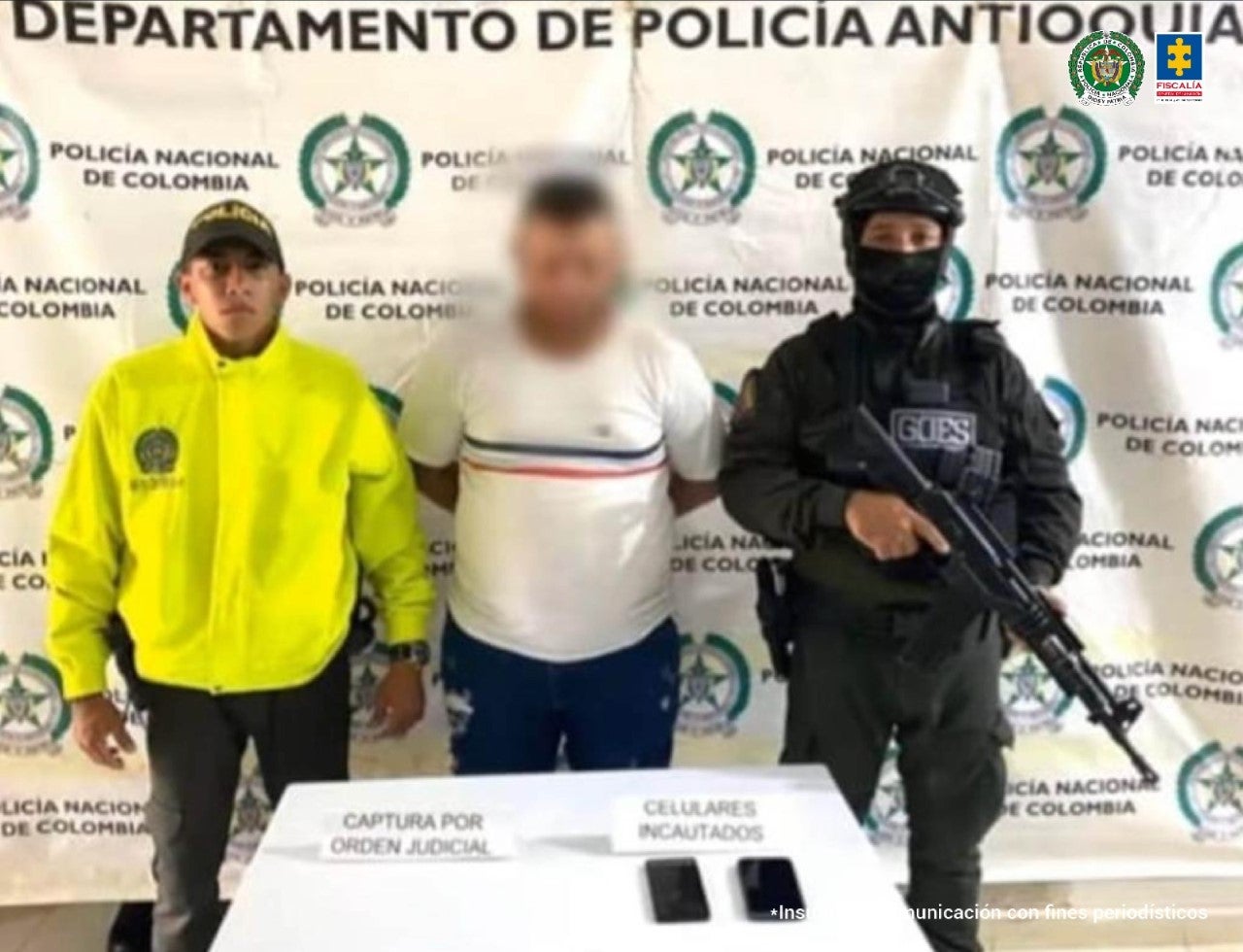 Capturado alias "Montiel" temido jefe de sicarios del Clan del Golfo en el Nordeste
