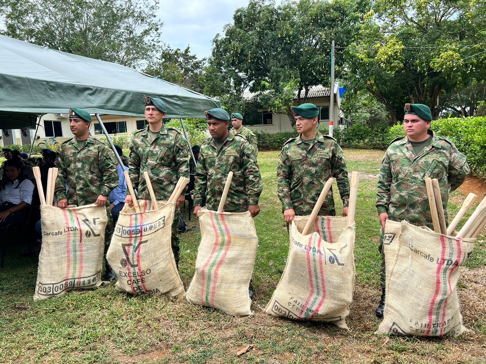 Siembra de árboles en Bajo Cauca