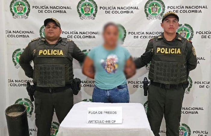 Capturada por fuga de presos en Antioquia