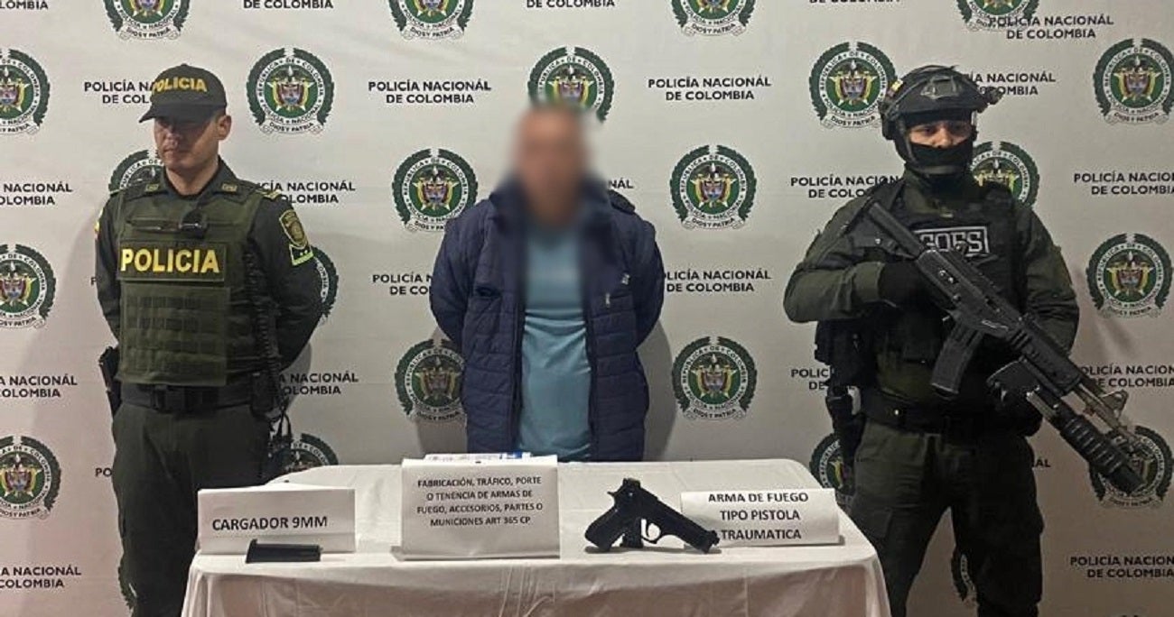 Capturado con arma traumática en Urrao, Antioquia