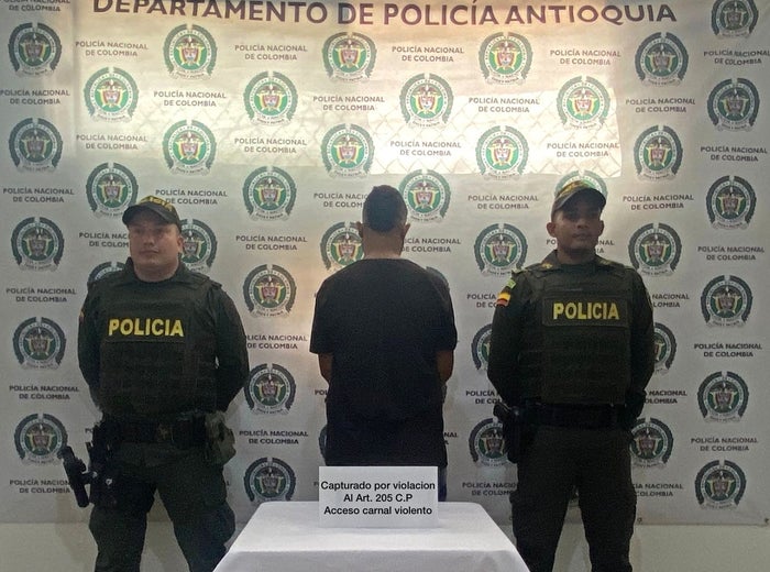 Capturado en Zaragoza, Antioquia