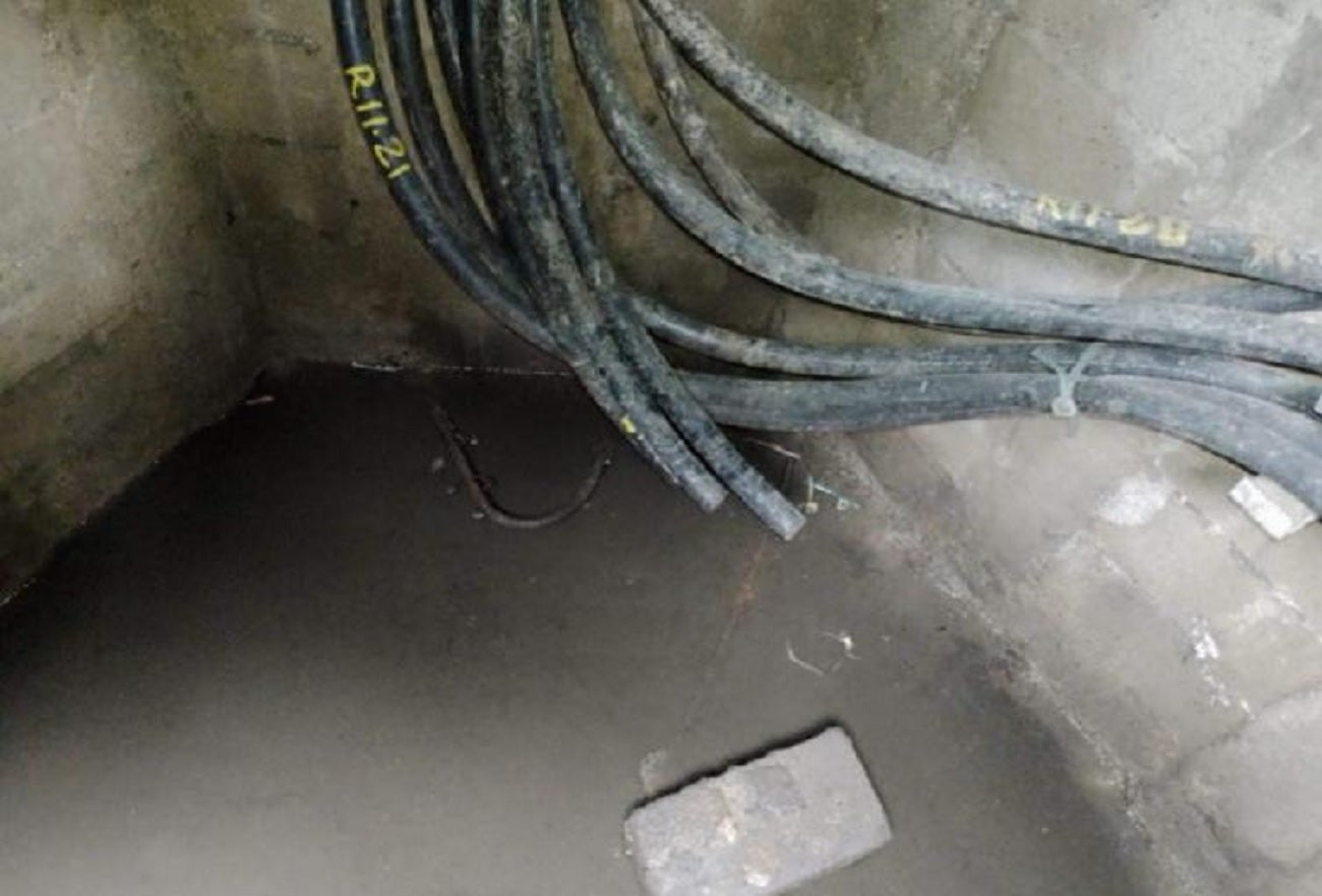 Hurto de cable. Foto ilustrativa