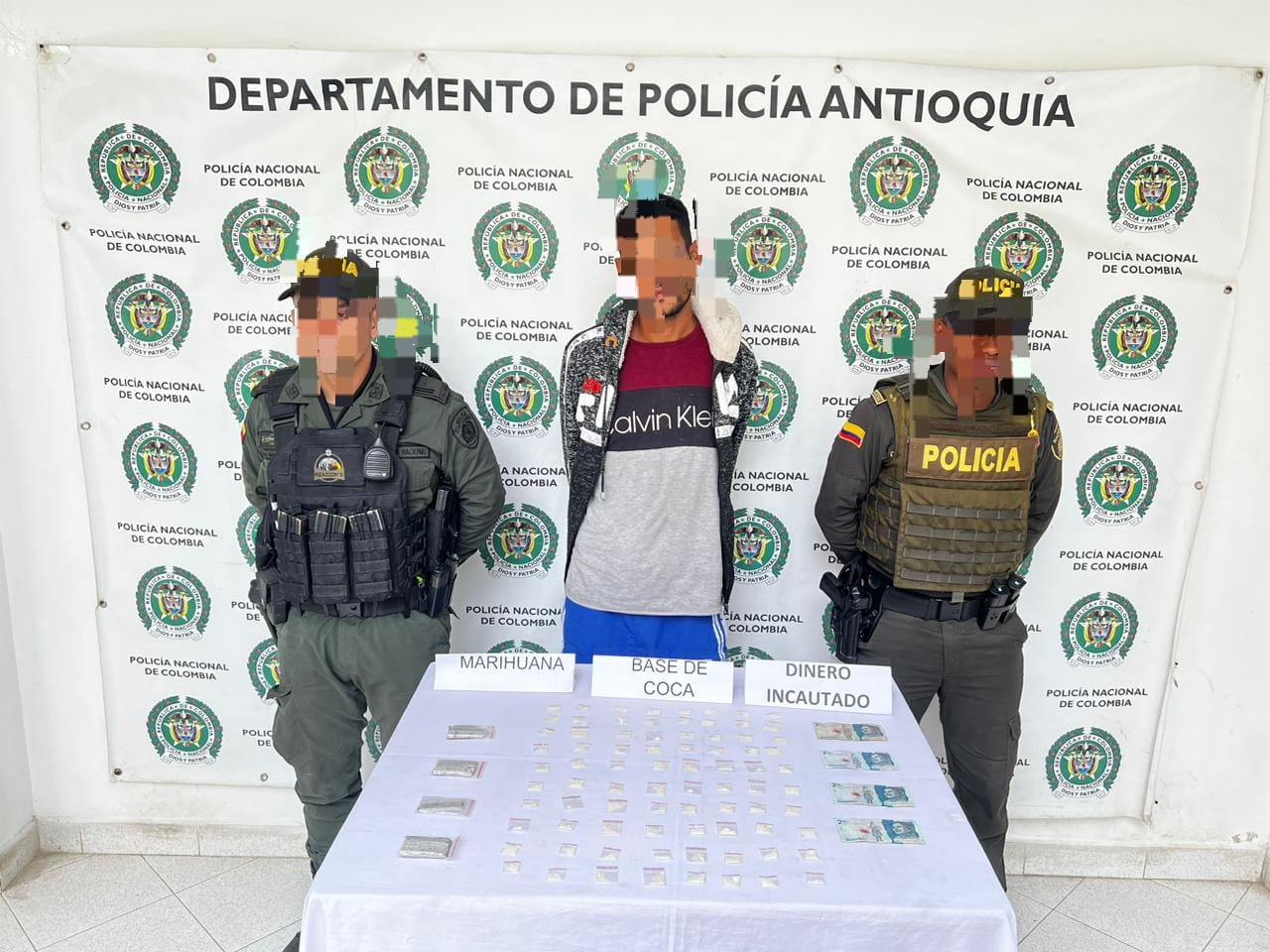 Capturaron en flagrancia a un hombre por traficar estupefacientes en Santuario