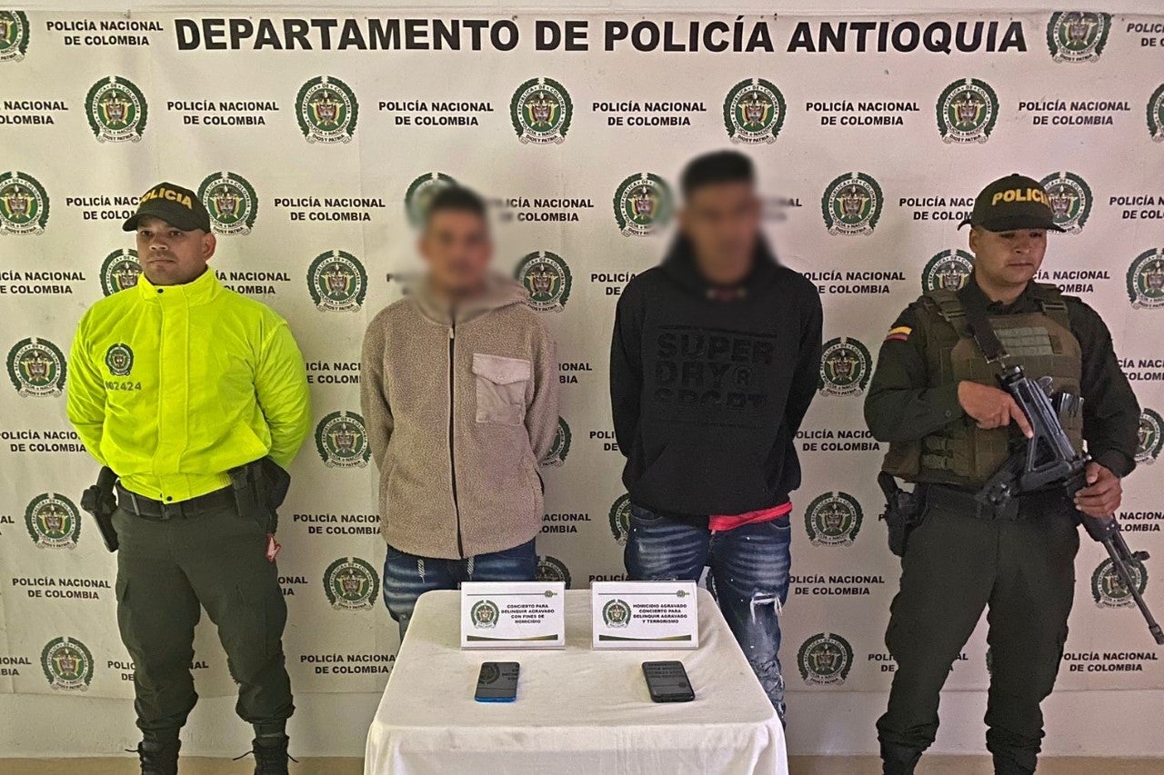 Capturaron dos temidos cabecillas de un grupo armado en San Jerónimo y San Pedro de los Milagros