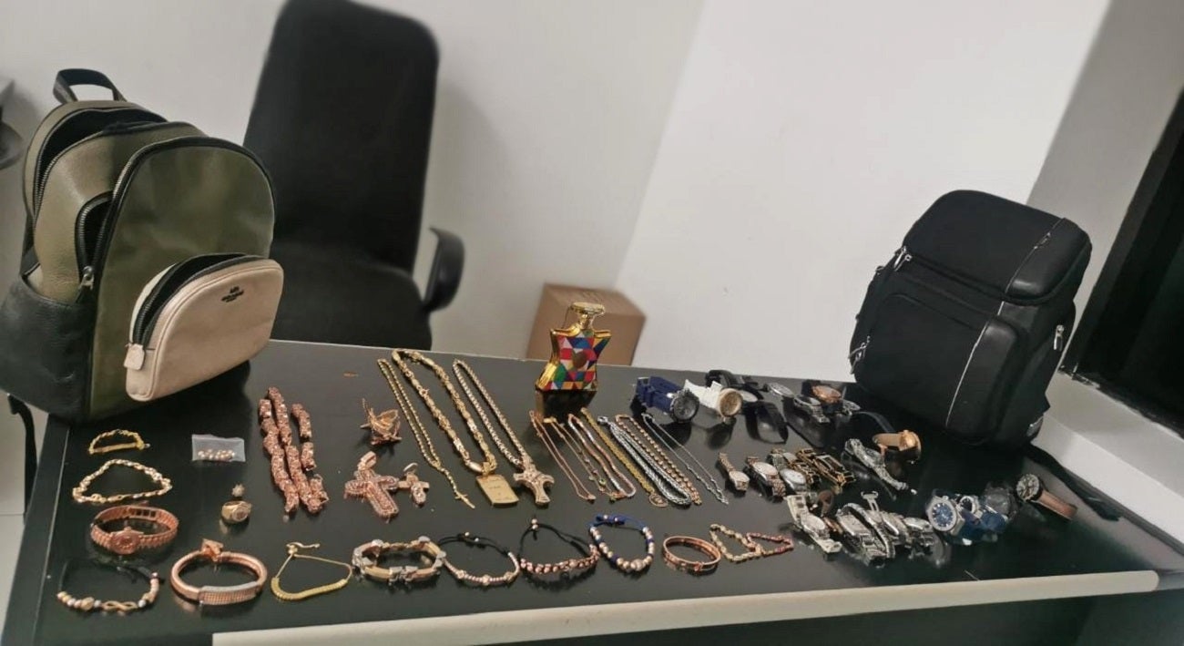 Elementos incautados en el aeropuerto José María Córdova de Rionegro