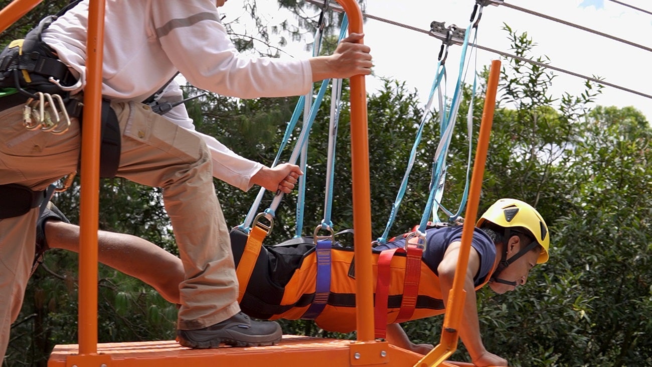 canopy en el parque El Salado de Envigado