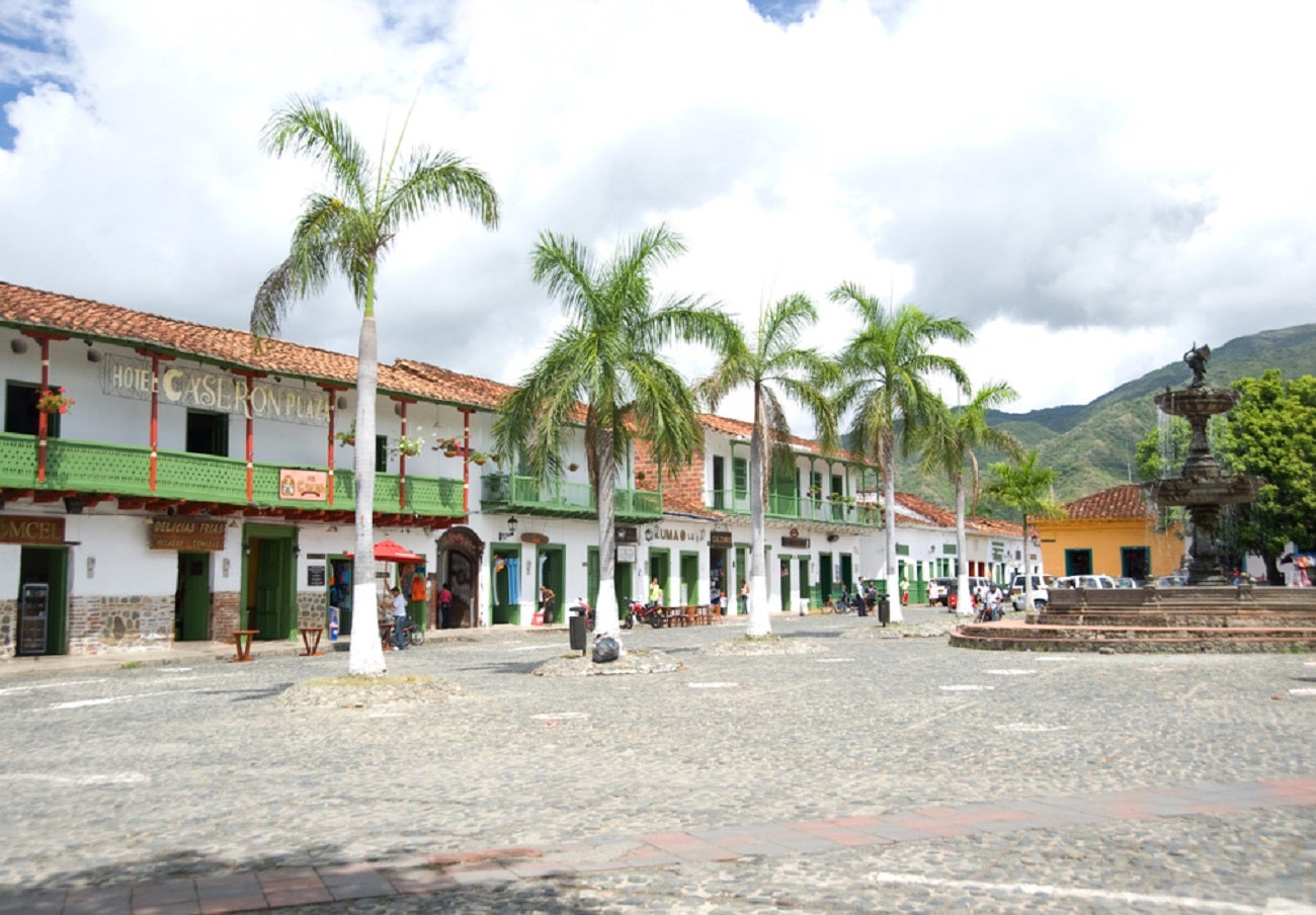 Parque principal de Santa Fe de Antioquia