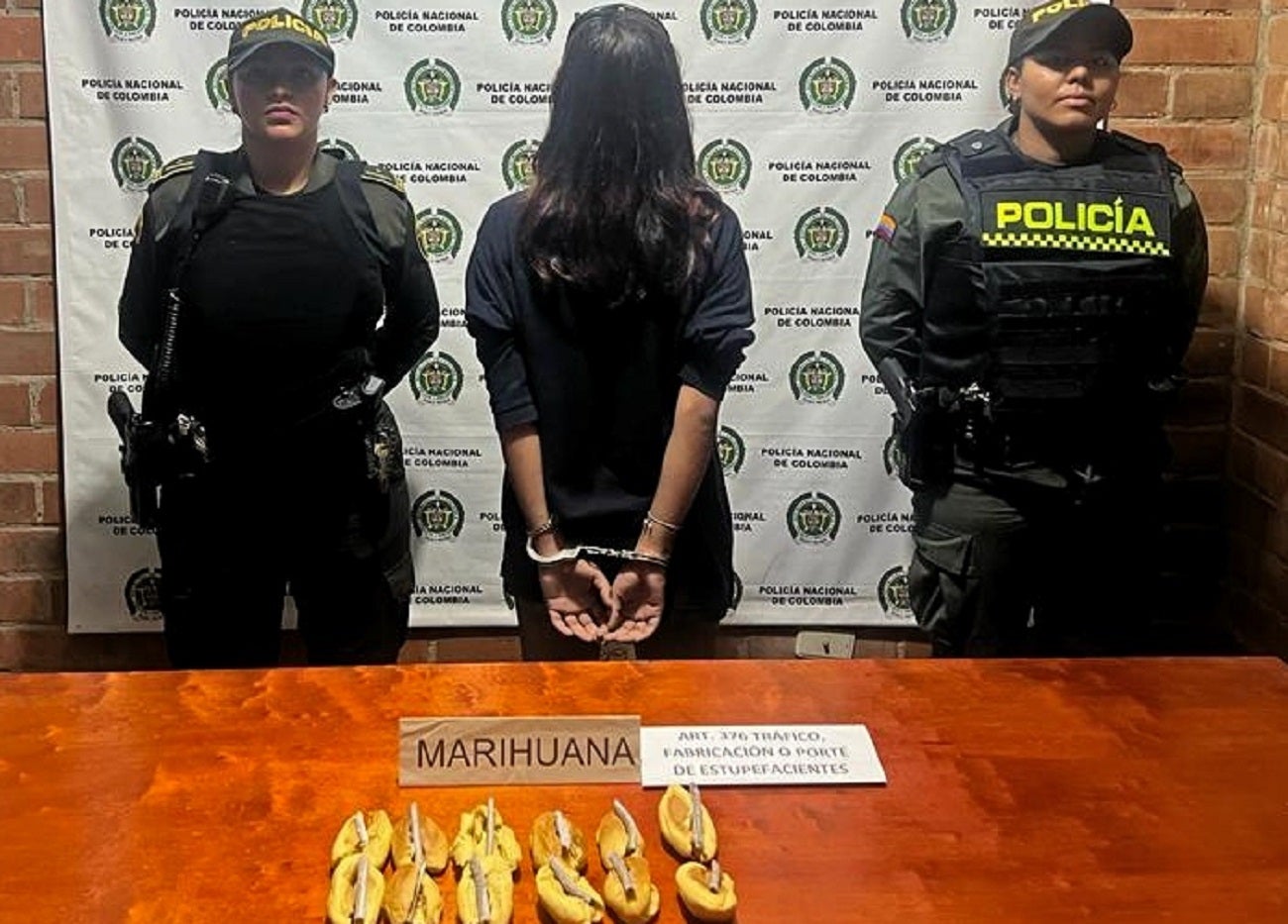 Mujer capturada en San Carlos, Antioquia