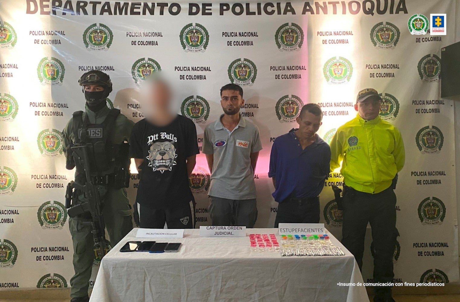 A prisión dos hombres señalados por realizar varios hurtos y secuestros en veredas de Sopetrán