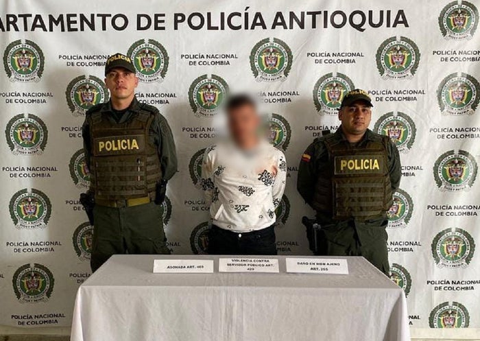 Capturado en Ciudad Bolívar, Antioquia