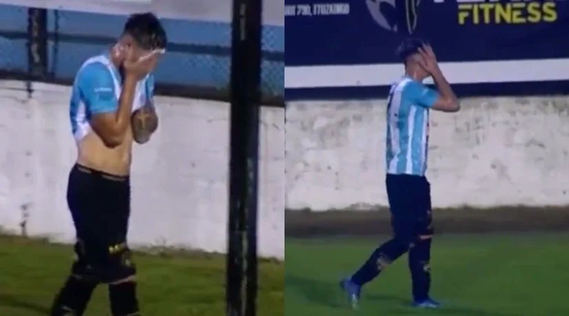 Jugador terminó expulsado por orinar en pleno partido