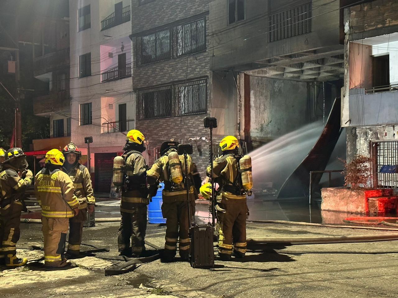 Incendio en Medellín