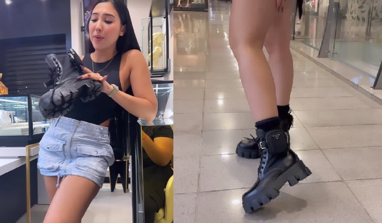 Aida Victoria Merlano y sus costosas botas
