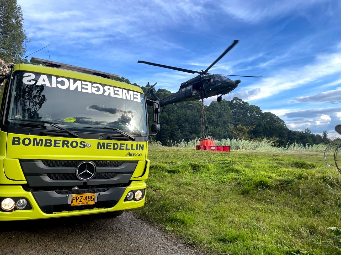 Incendios forestales en Medellín