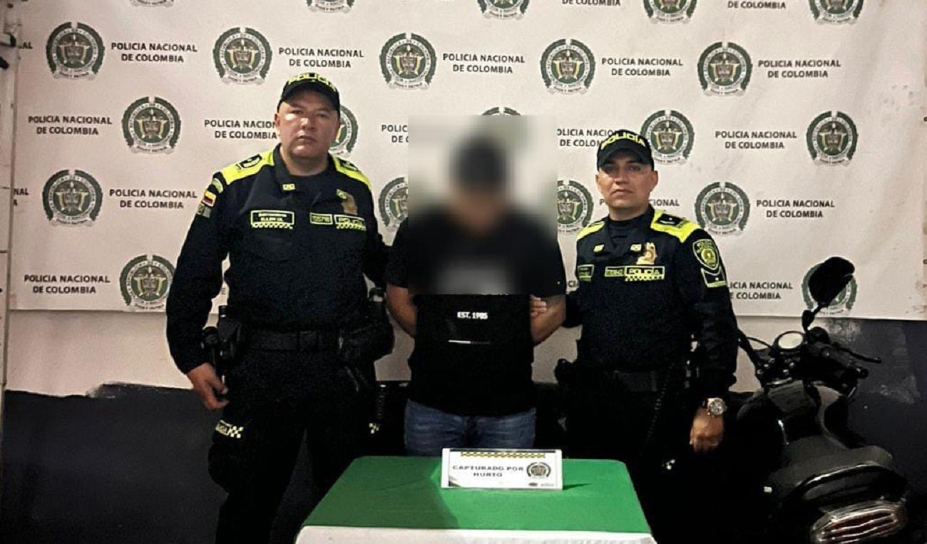 Capturado por hurto en Laureles