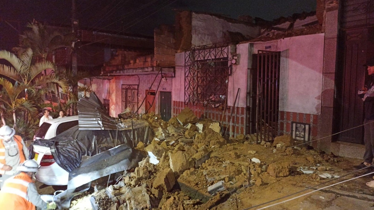 Colapso de vivienda en Medellín