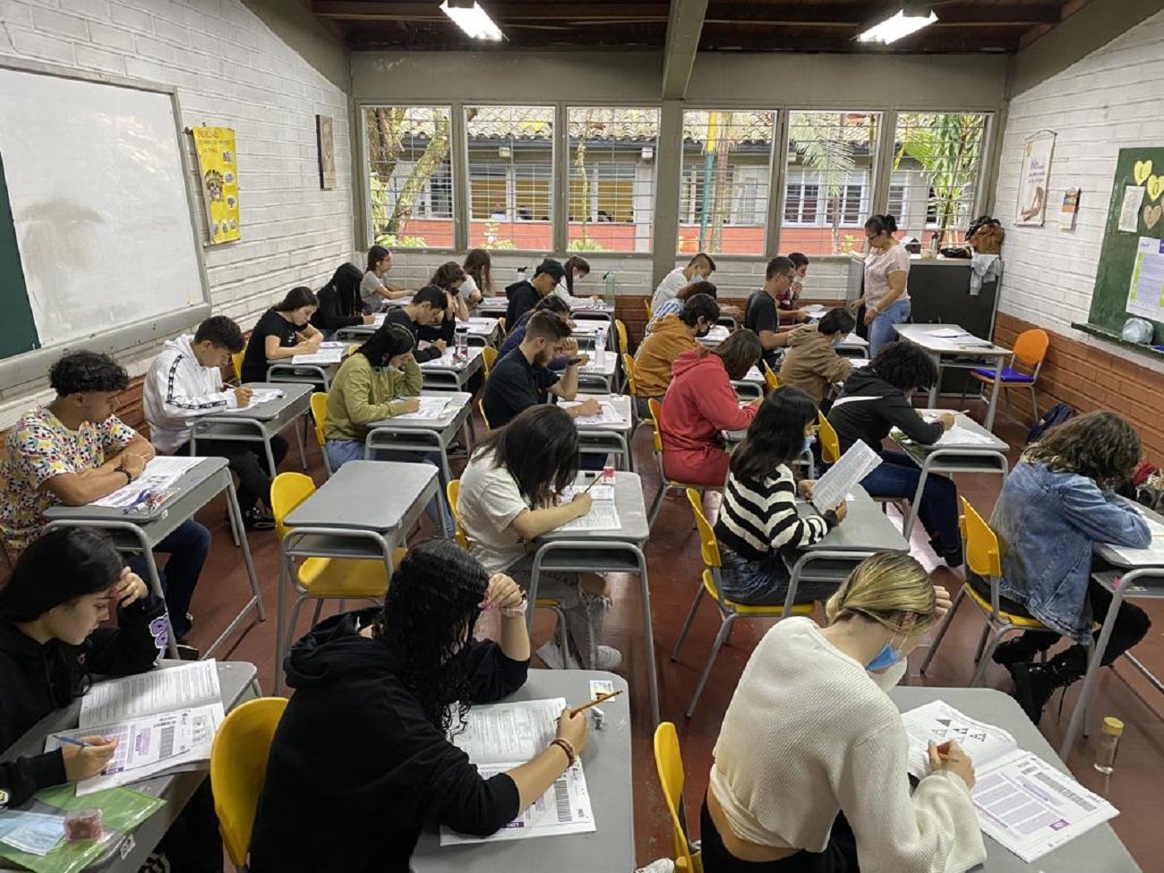 Estudiantes en Medellín