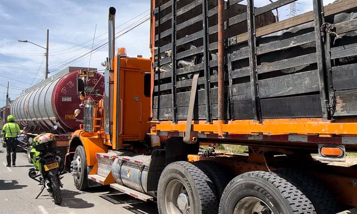 Transportadores parqueados